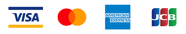 Visa, Mastercard, American Express, JCBカード